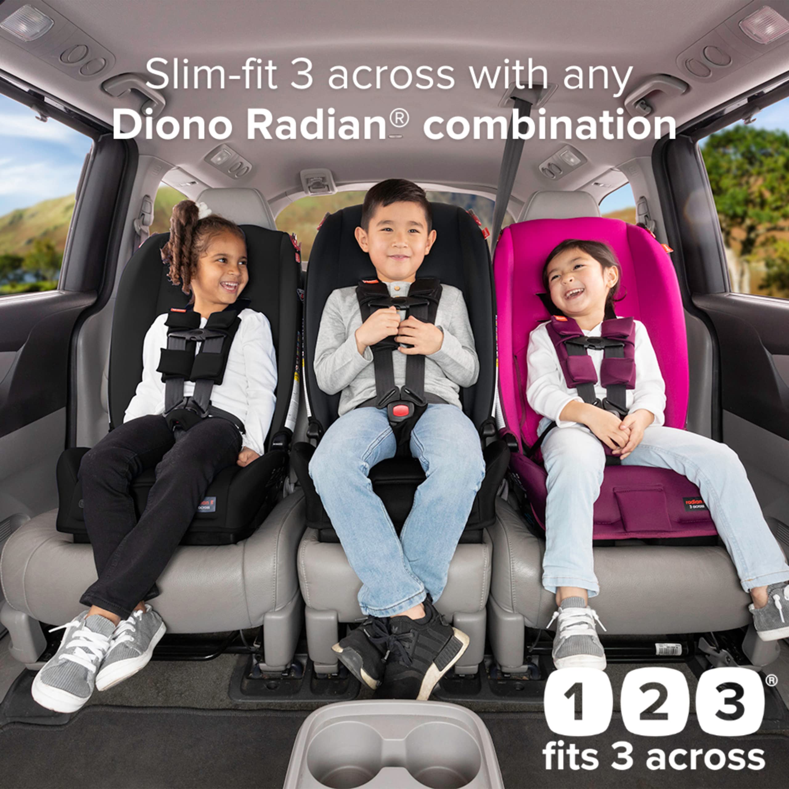 Diono Radian Convertible Design Across
