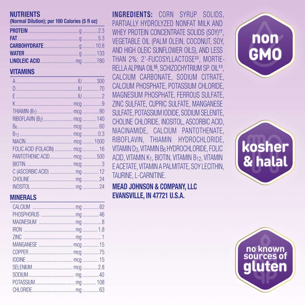 Enfamil NeuroPro Gentlease Nutrition Fussiness