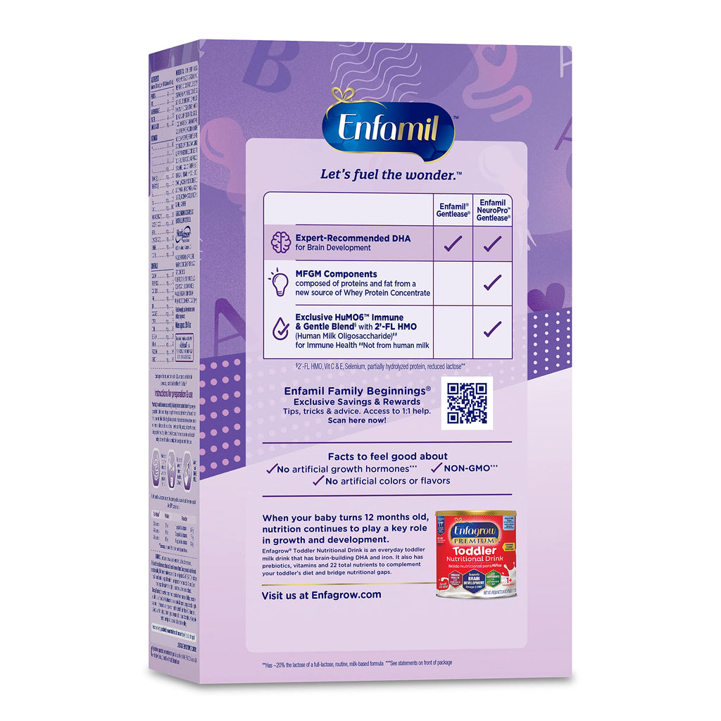 Enfamil NeuroPro Gentlease Nutrition Fussiness