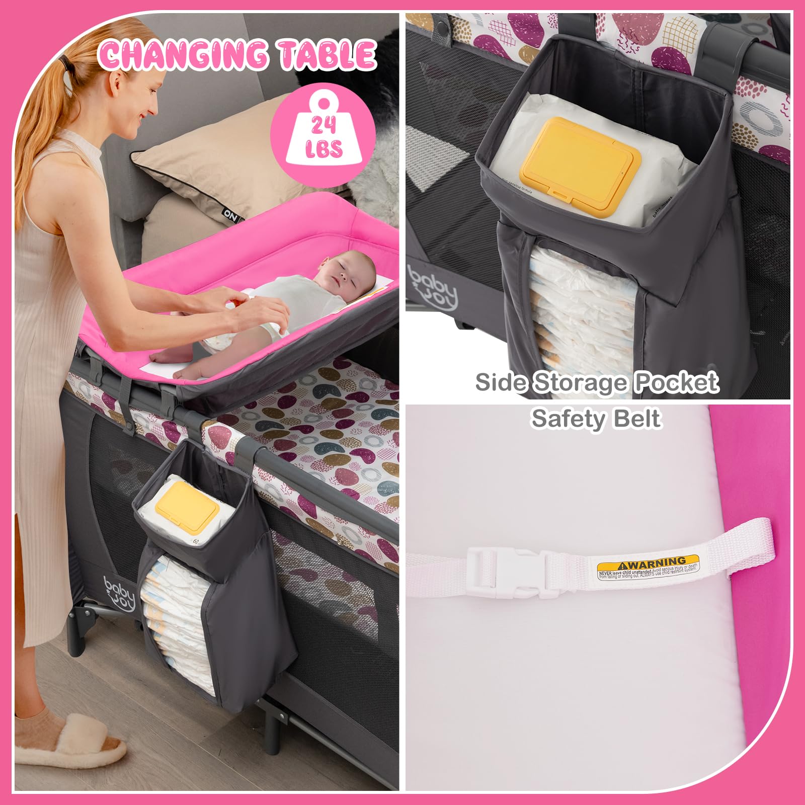 Portable Changing Bassinet Activity Baby
