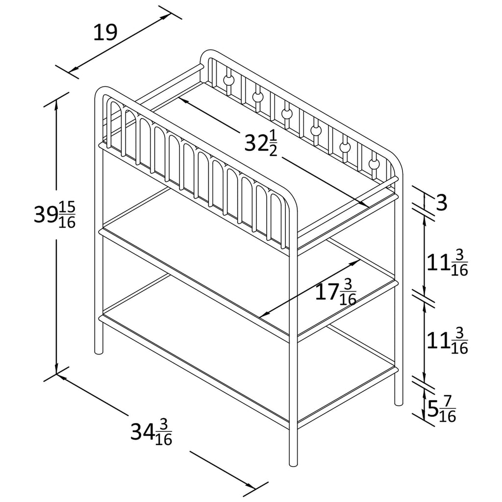 Little Seeds Monarch Metal Changing