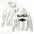 Racing Graphic Hoodie, Men's Cotton Pullover Sweatshirt, Vintage Streetwear Hoodie, Bold Back Print Casual Long Sleeve Top