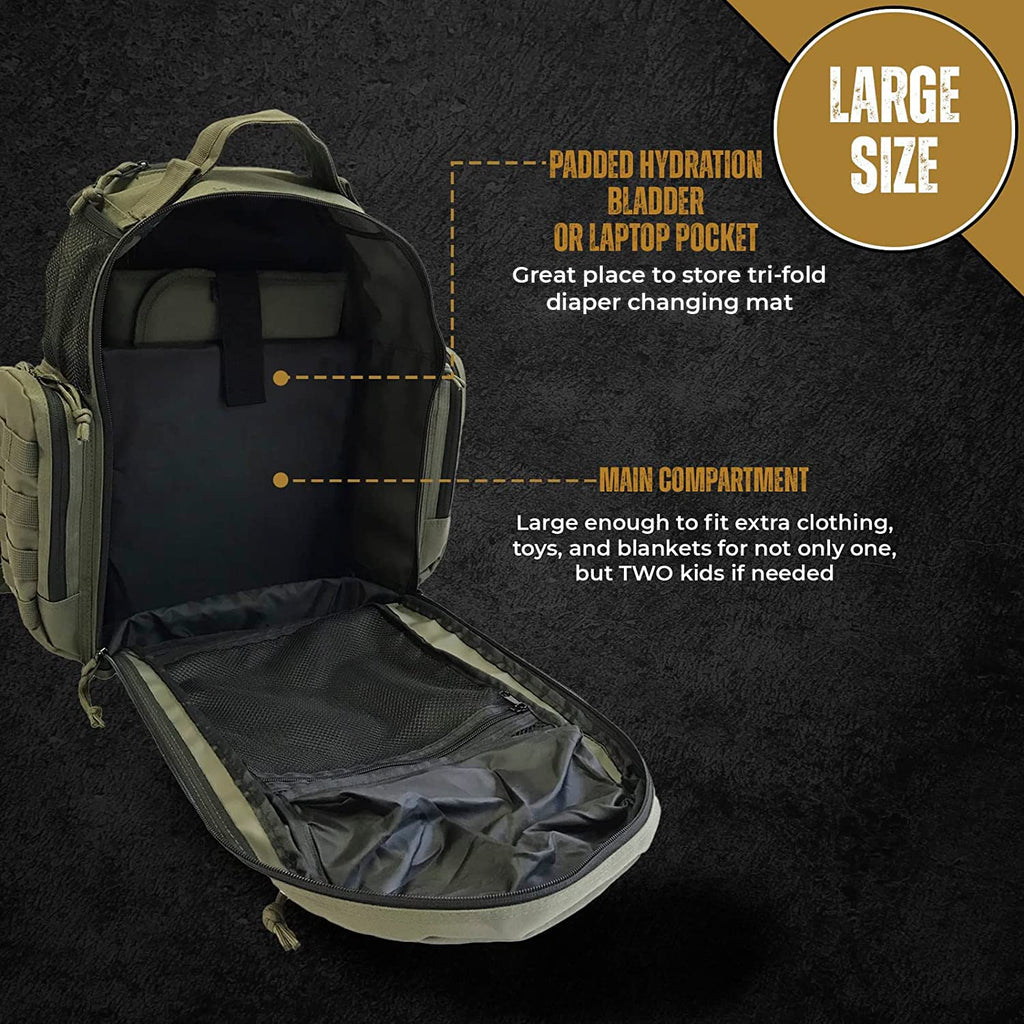 HighSpeedDaddy Baby Diaper Backpack Changing